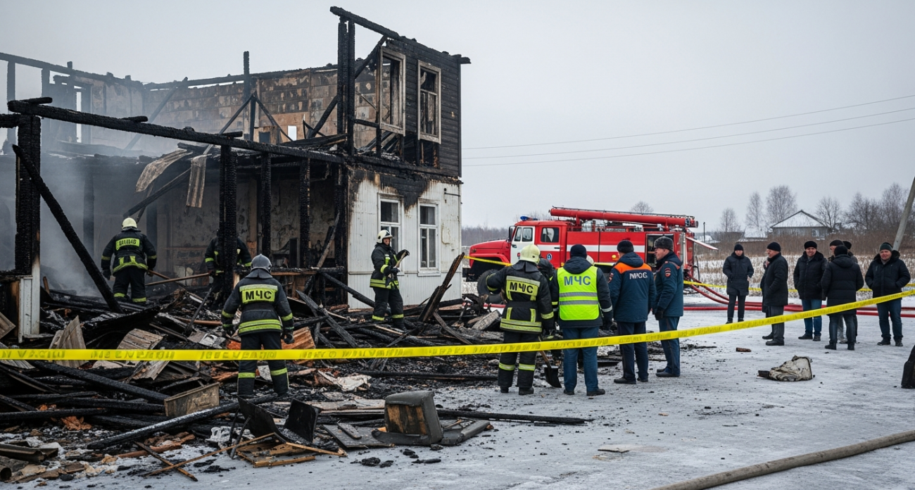 Две трагедии за сутки в Саратовской области: четверо погибли в пожарах в заброшенном доме и частном жилище