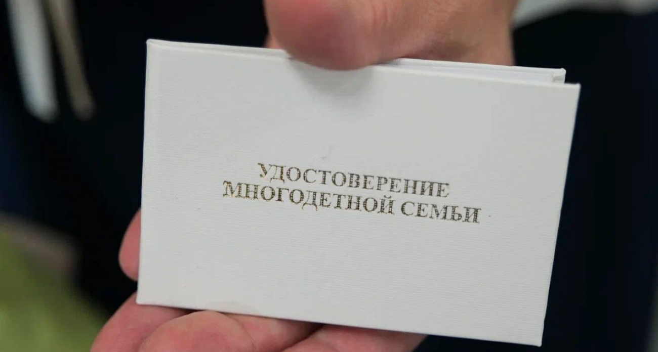 27,9 тысяч семей уже получили: старые удостоверения многодетных сгорят через год