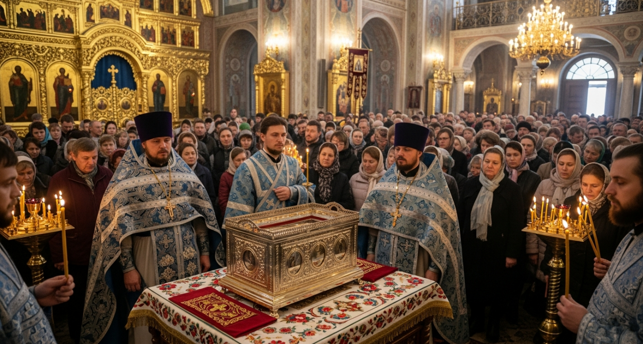 Мощи целителя Пантелеимона привезут в Саратов на 17 дней для исцеления от недугов