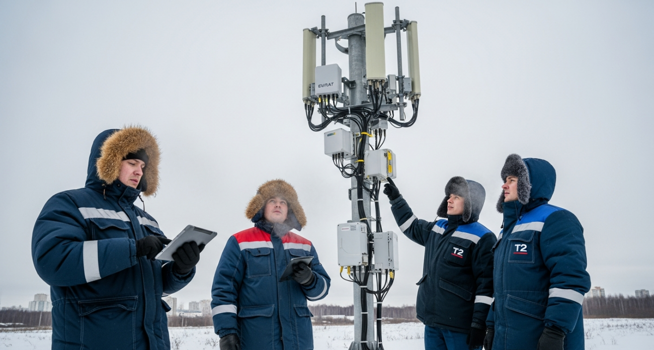 Т2 довела долю российских базовых станций "Булат" до 3% и планирует полное импортозамещение к 2028 году