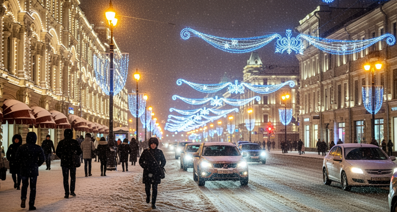 Снег, дождь или гололедица: прогноз погоды для Центральной России на новогодние праздники