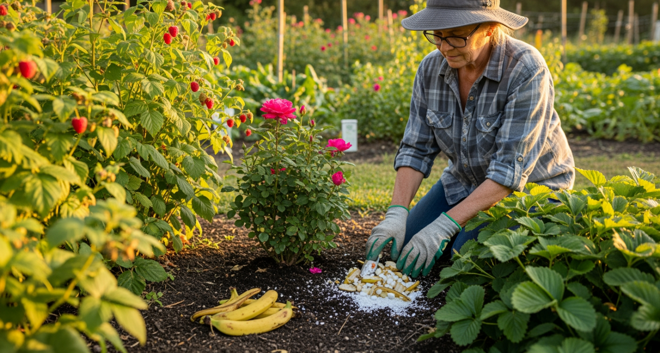 Банановую кожуру посыпаю солью — теперь понимаю, почему об этом все молчали: гениальный способ для тех, кто ценит время