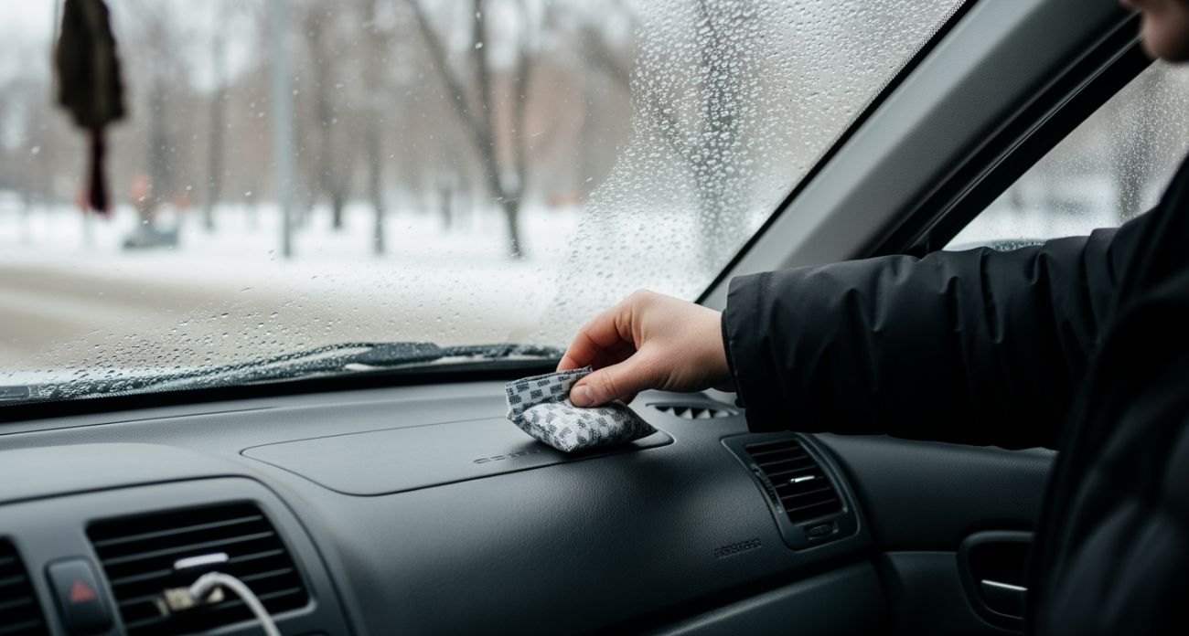 Запотевание стекол в машине - в прошлом: положил один предмет под лобовое и забыл о проблеме на всю зиму