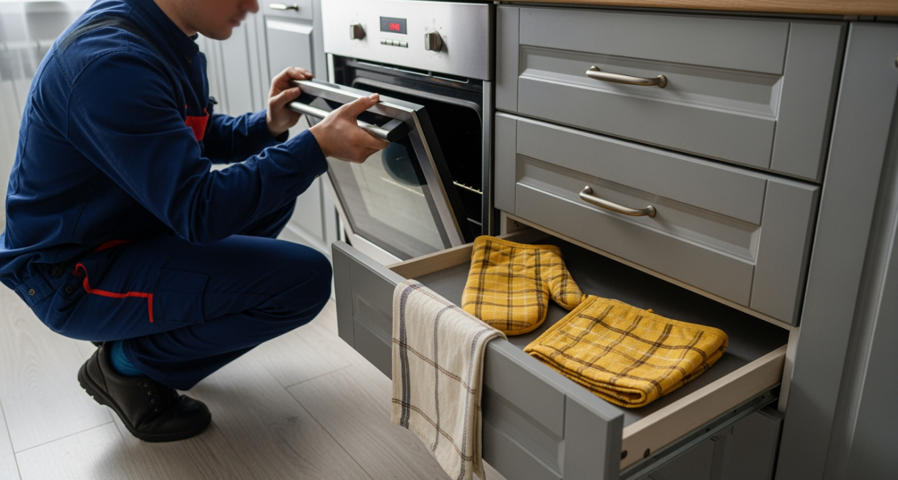 Для чего нужен ящик под духовкой. Большинство людей ошибаются уже 10 лет