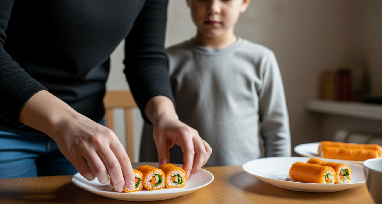 Праздничный стол на копейки: морковь по-корейски в рулете, который едят прежде остального