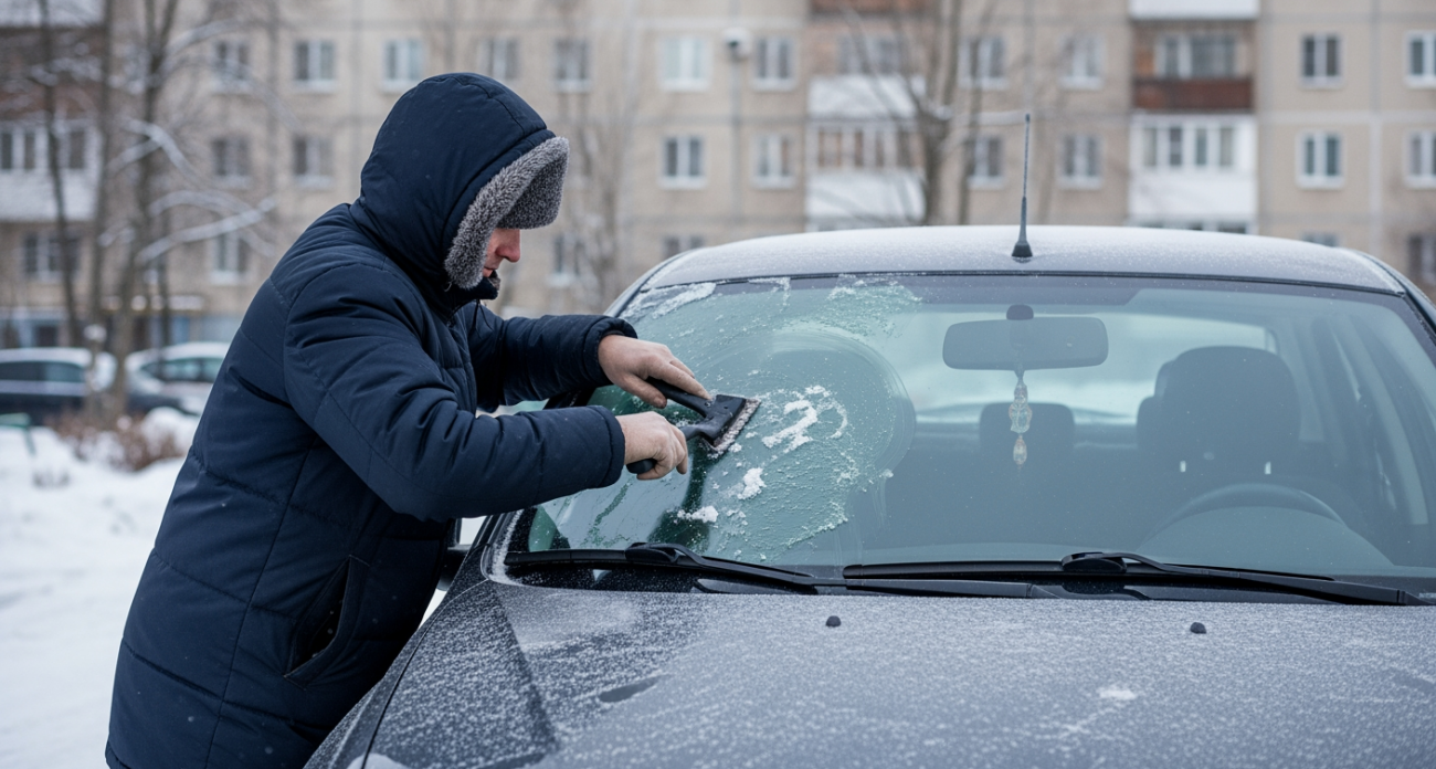 Избавляюсь от наледи на окне за 30 секунд: работающий способ, который экономит время