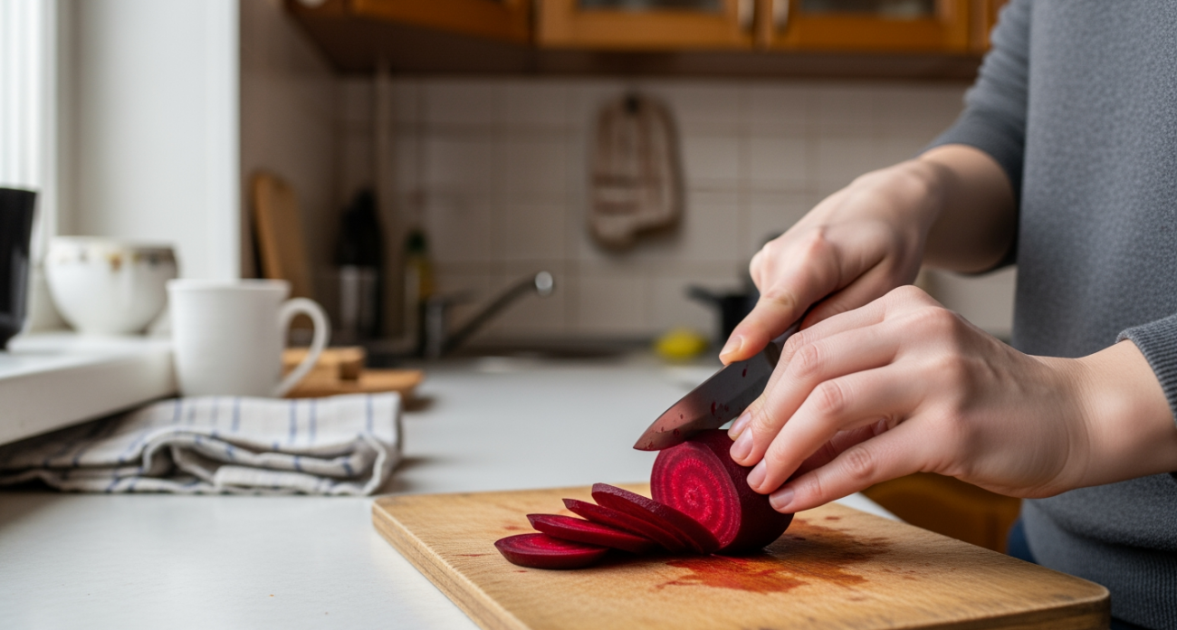 Готовлю свеклу за 7 минут с солью: она становится упругой, сладкой и без лишней жидкости