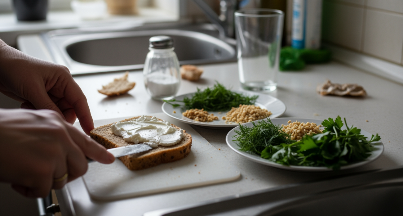 Делаю эту творожную пасту с запасом: гости съедают быстрее, чем я успеваю намазать на хлеб