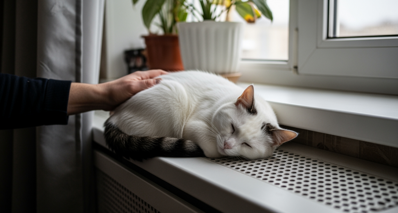 Мастер просил 4500 за очистку, но я просто повернул эту деталь: теперь батарея греет нормально