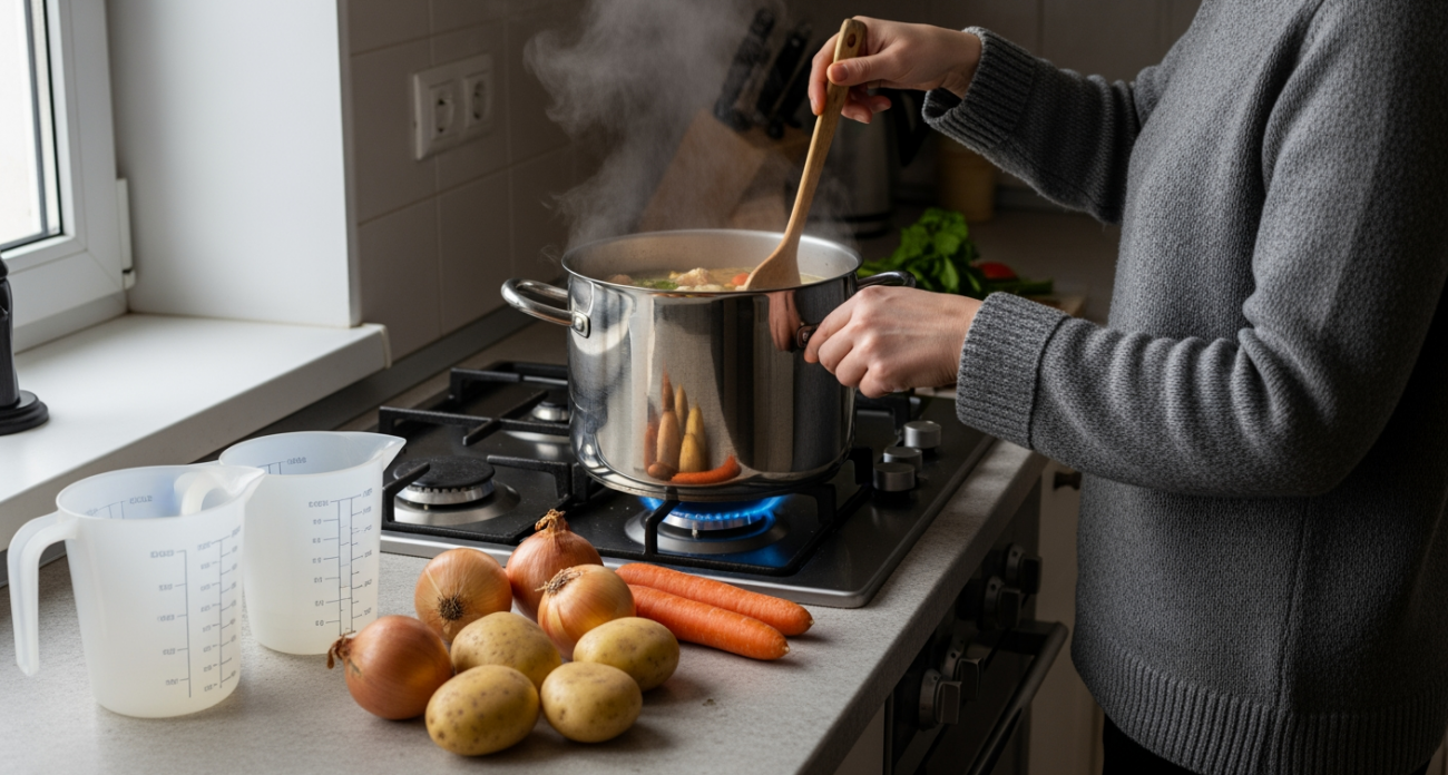 Суп будет золотистым и душистым: один простой ингредиент превратит бульон в ресторанное блюдо