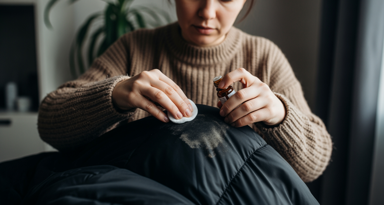 Старый пуховик как новый: домашний лайфхак с ватой и аптечным средством