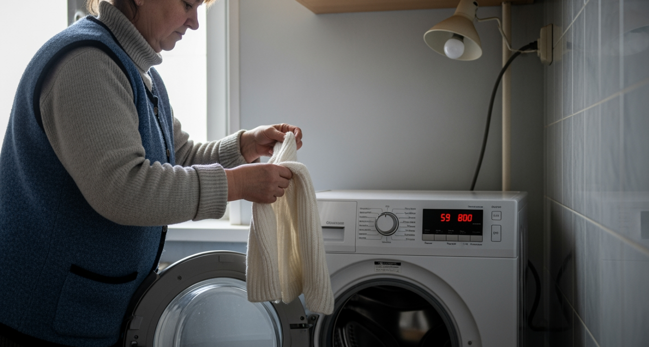 Начала класть в стирку кусок губки и не ожидала такого эффекта - теперь делаю это всегда