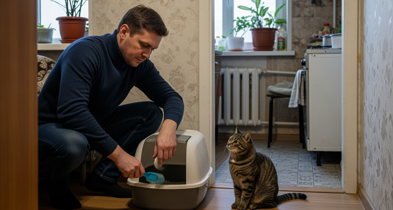 Почему кот не ходит в туалет: главная ошибка в расположении лотка по словам специалистов