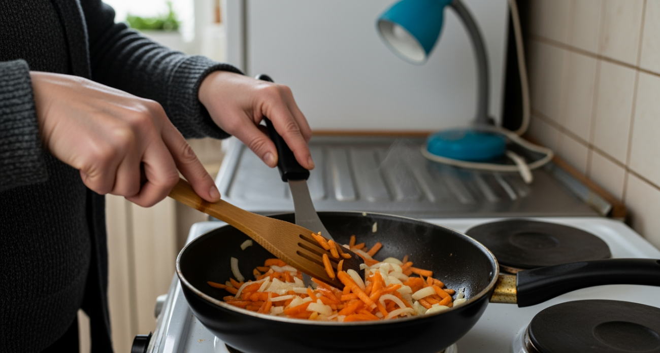 Секрет идеальной зажарки - что кладут в сковороду в первую очередь