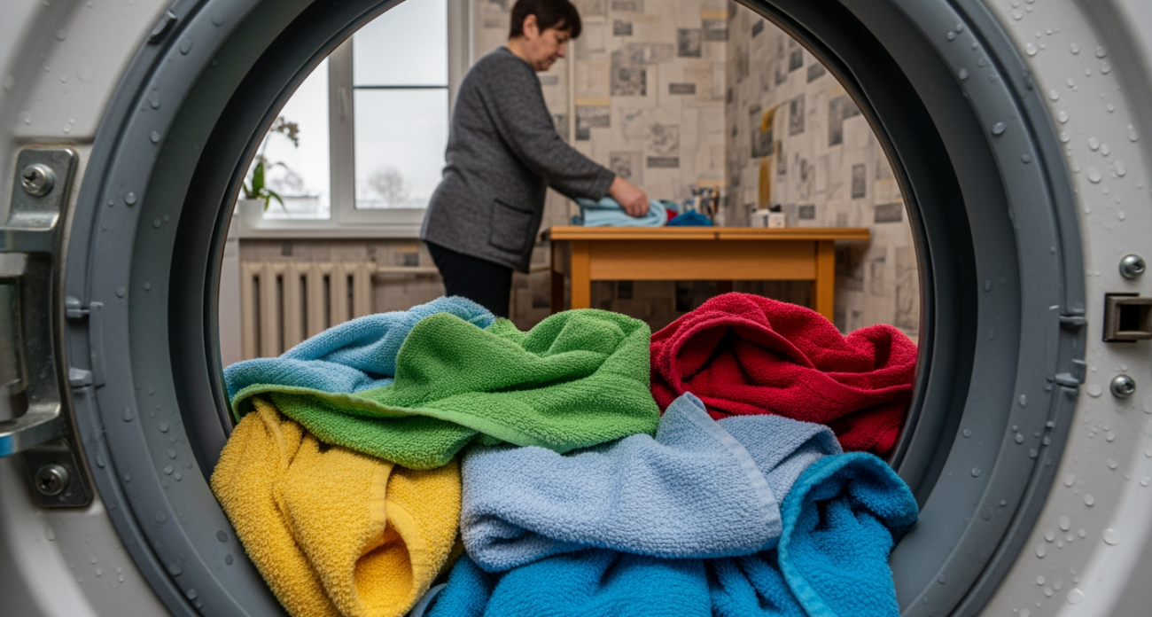 Корейский секрет чистоты: как 2 ингредиента спасают самые грязные полотенца от выброса