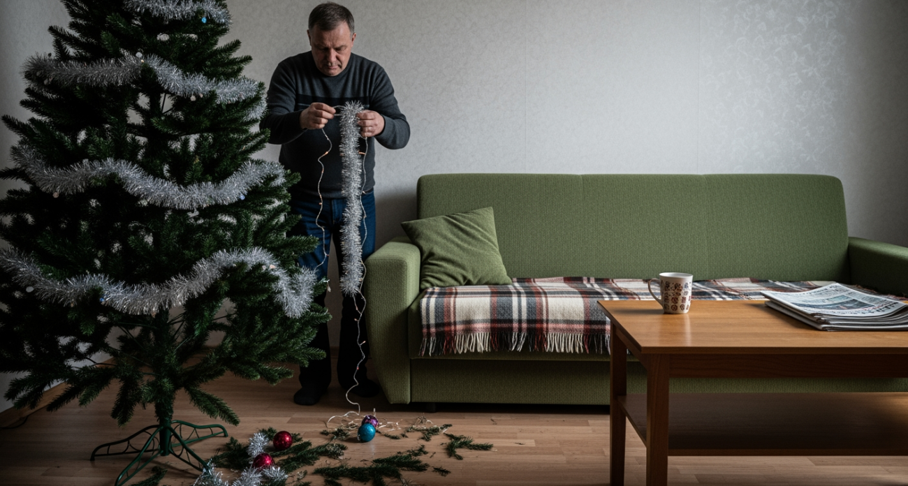 Когда убирать елку нельзя: народные приметы о беде на весь год