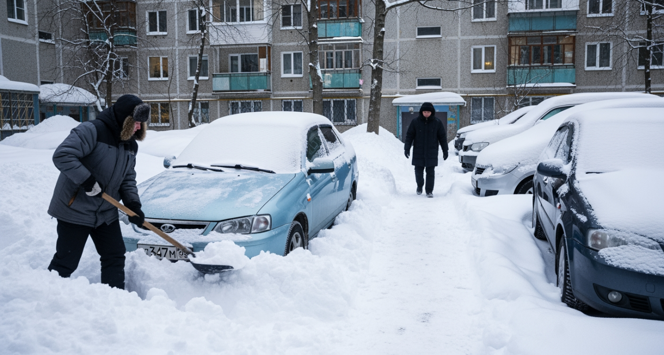 Соседи не верят, что мое лобовое стекло не обледенело. Один простой трюк с вечера - и утром никакого скребка не нужен