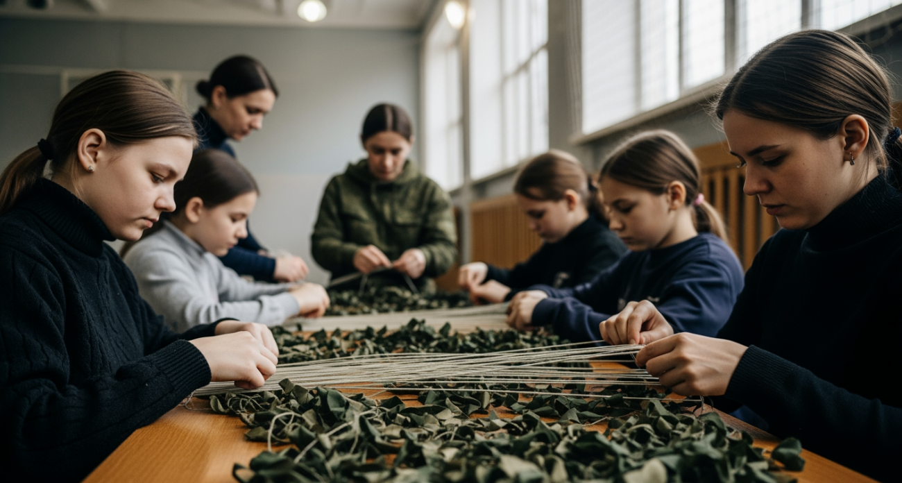 «Каждый узелок спасает жизни»: как школьники саратовской гимназии «Авиатор» создают щиты от вражеских беспилотников