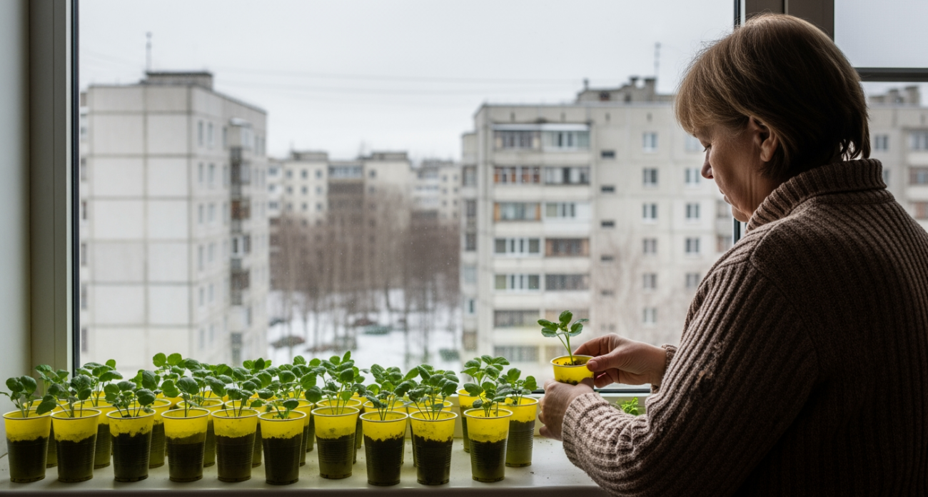 Семена на губке — верный способ вырастить мощную рассаду перца даже в холодные месяцы