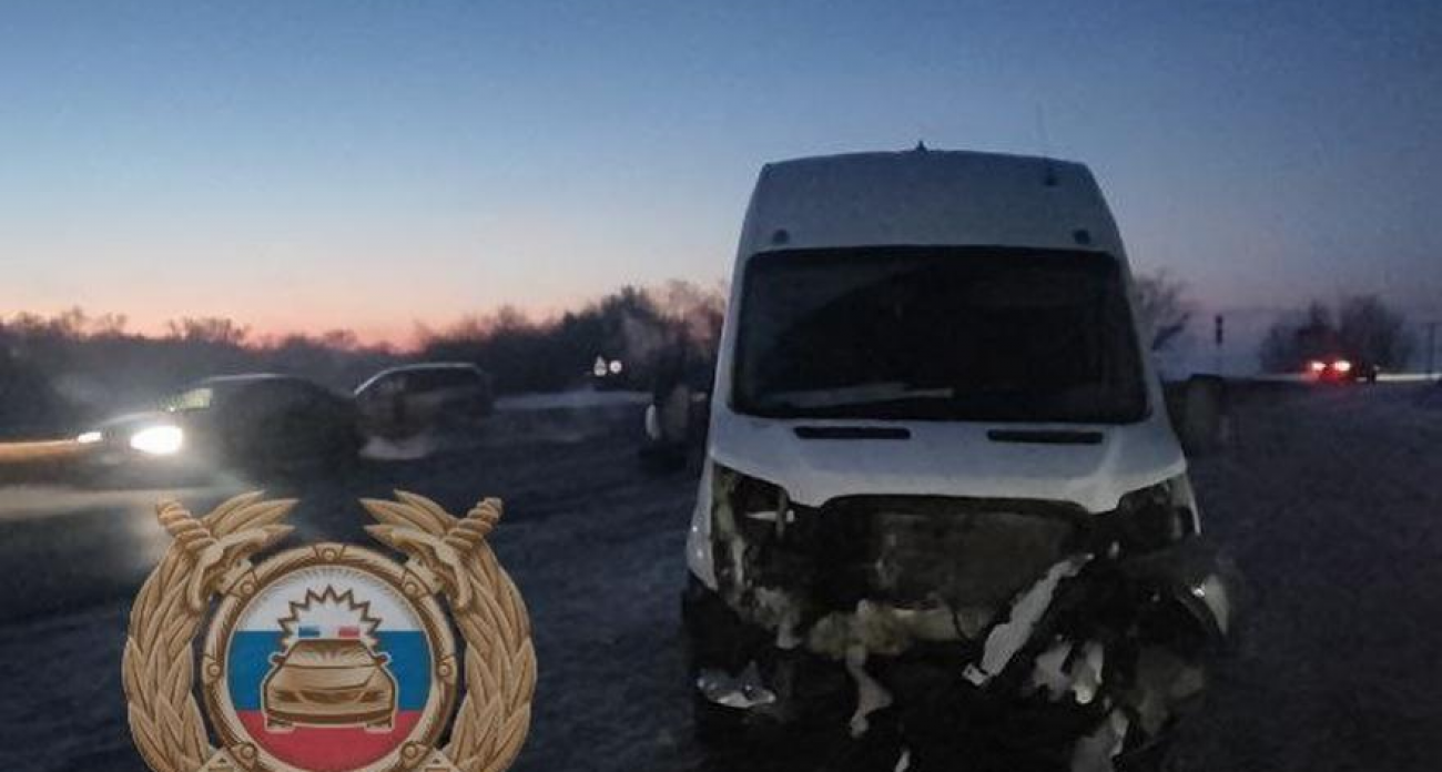 Лобовое столкновение на трассе: 13-летняя девочка и женщина пострадали в аварии кроссовера Jaecoо J7 с маршруткой