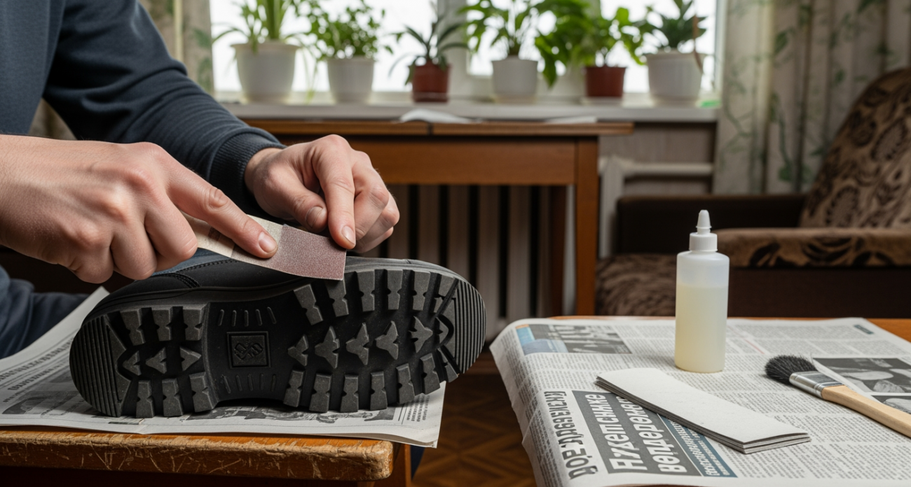 Простая хитрость с обычной кисточкой превращает любую обувь в нескользящую даже на льду: проверено зимой