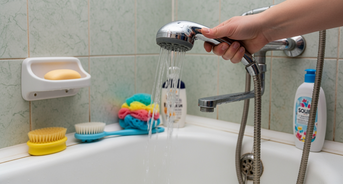 Забытый бабушкин способ вернет лейке душа мощный напор — сантехники скрывают этот кухонный лайфхак