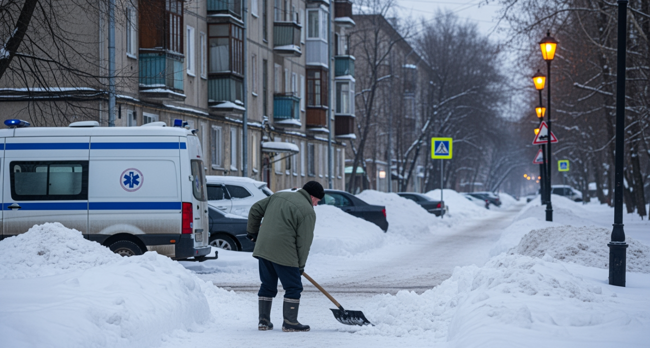 «Оттепель ждет нас»: саратовцы фиксируют снежные завалы, мешающие проезду экстренных служб
