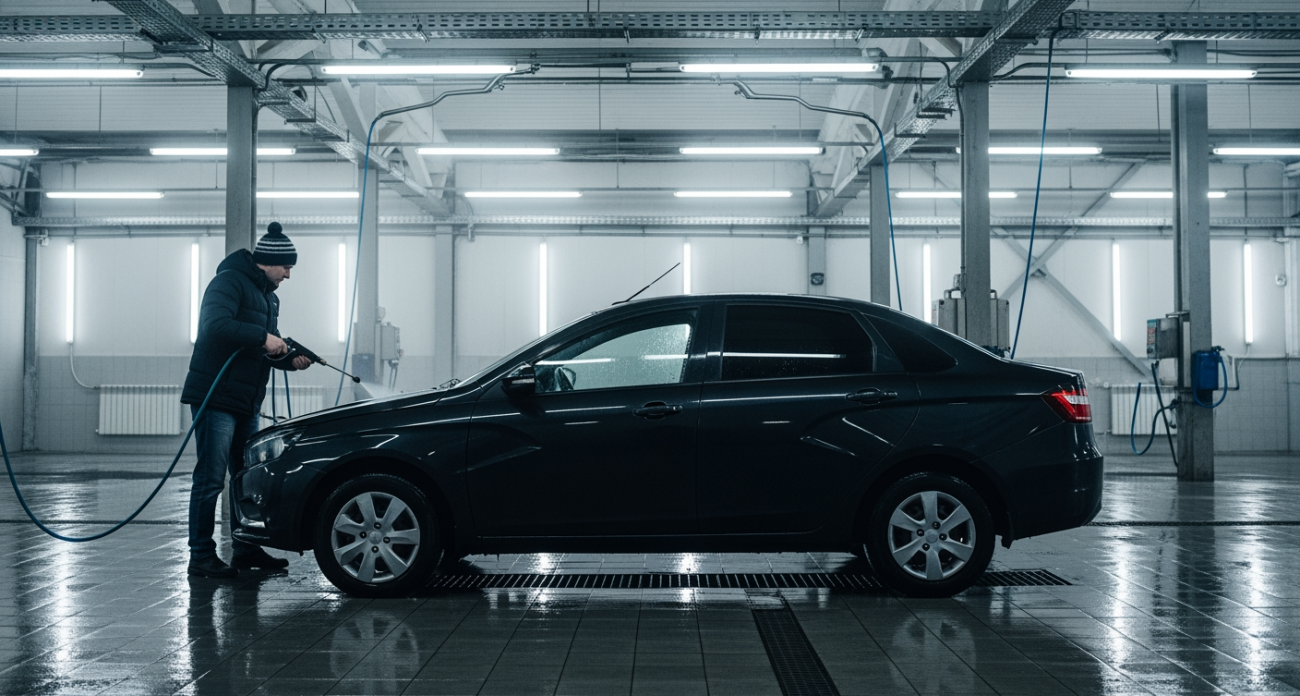 Секретный метод бывалых автолюбителей по мойке зимой: физический принцип трёх температур, о котором молчат автосервисы