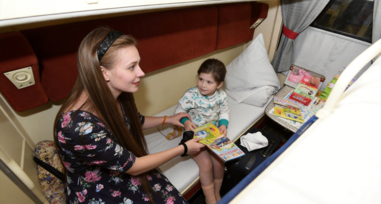 Более 4 часов в снежном плену: поезд Пермь – Симферополь застрял в Саратовской области из-за грузового состава