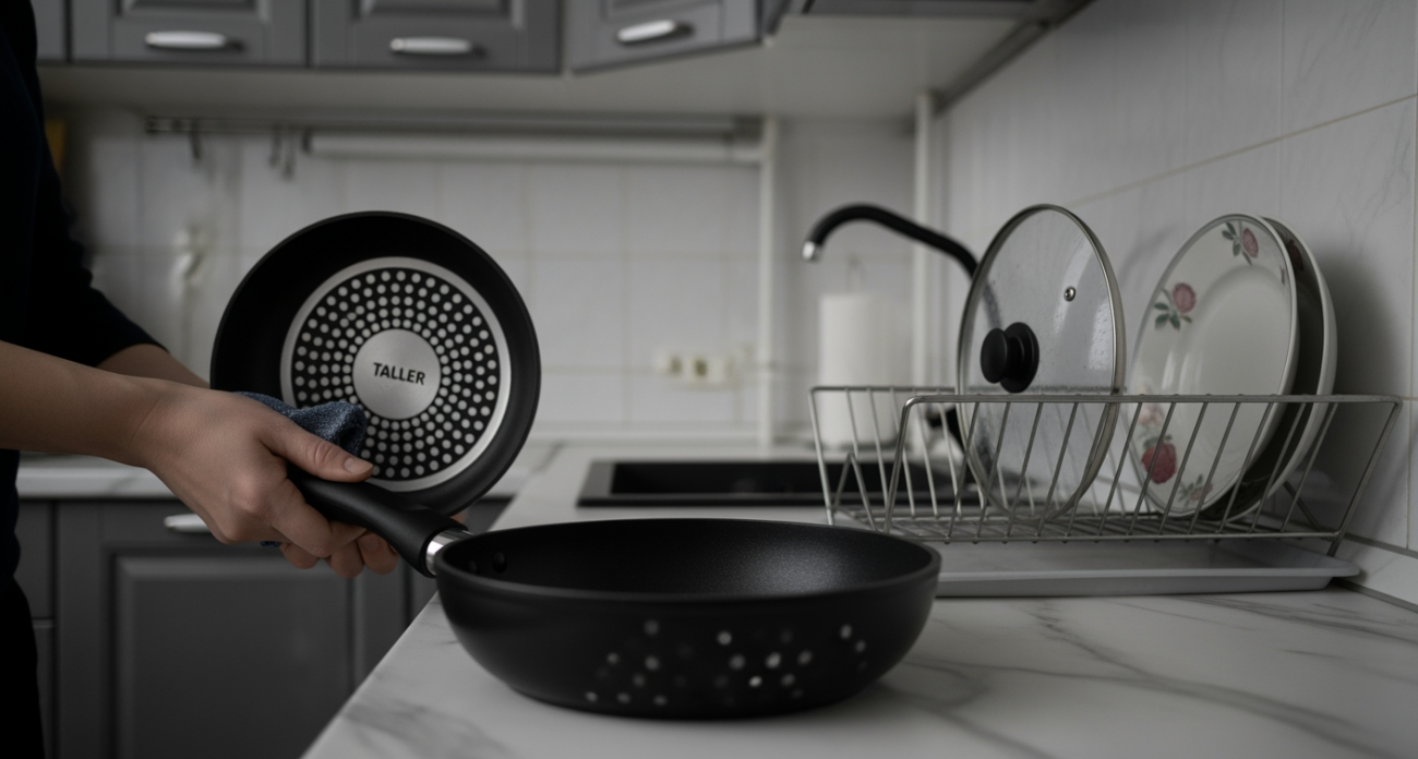 Профессиональный секрет чистоты от шеф-повара: мгновенно избавляюсь от жира на сковородках без единой капли химии