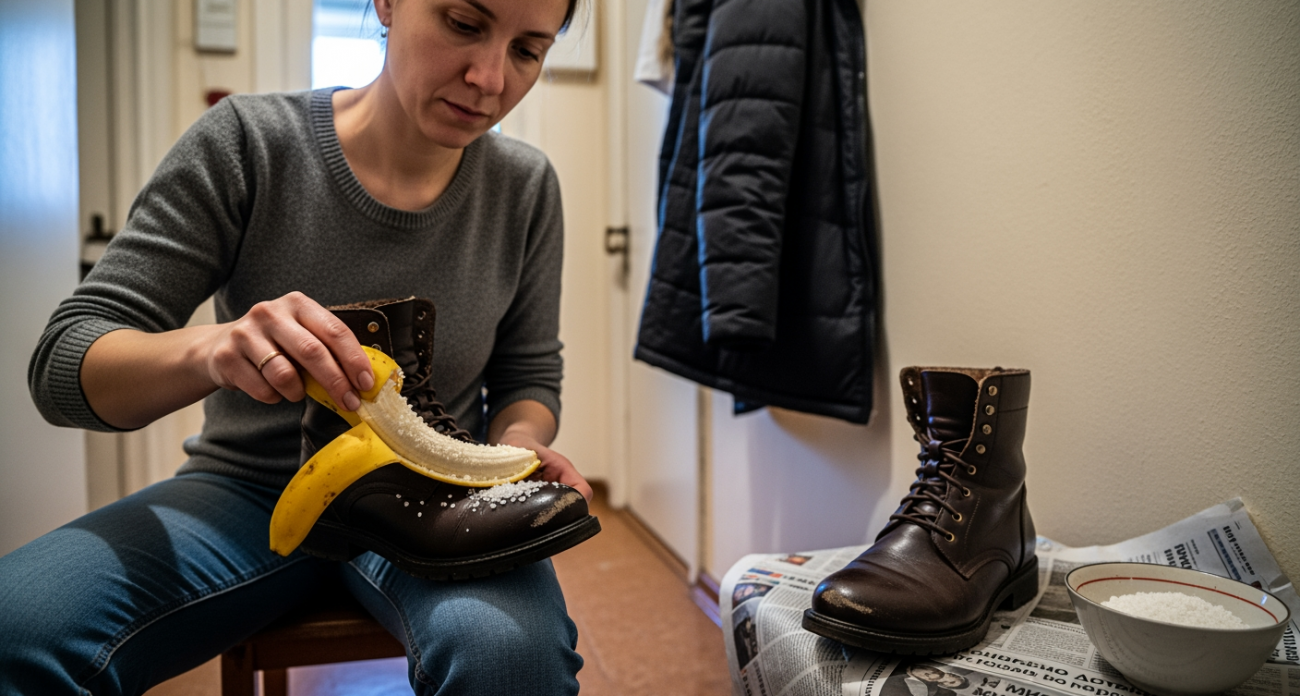 Соль на банановой кожуре — копеечный трюк, который заставил меня забыть о зимних хлопотах раз и навсегда