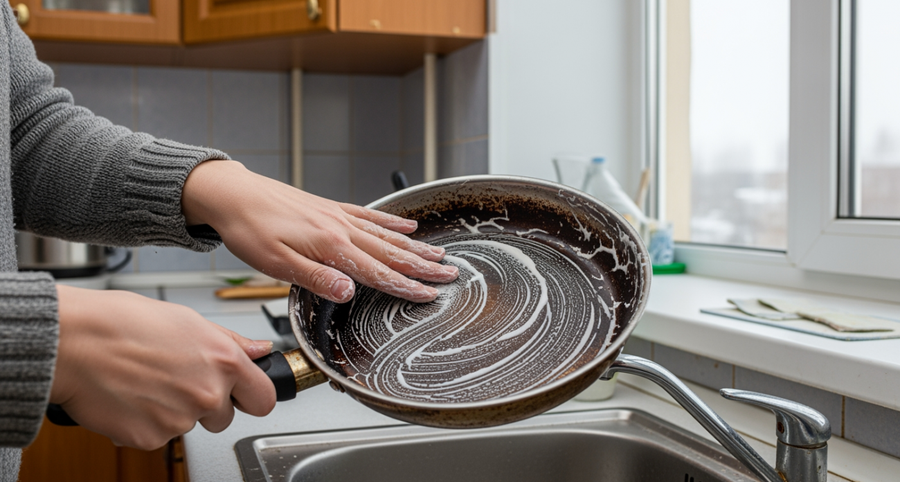 Забудьте о многочасовой борьбе с пригоревшими кастрюлями — простой трюк вернет блеск посуде пока вы пьете кофе