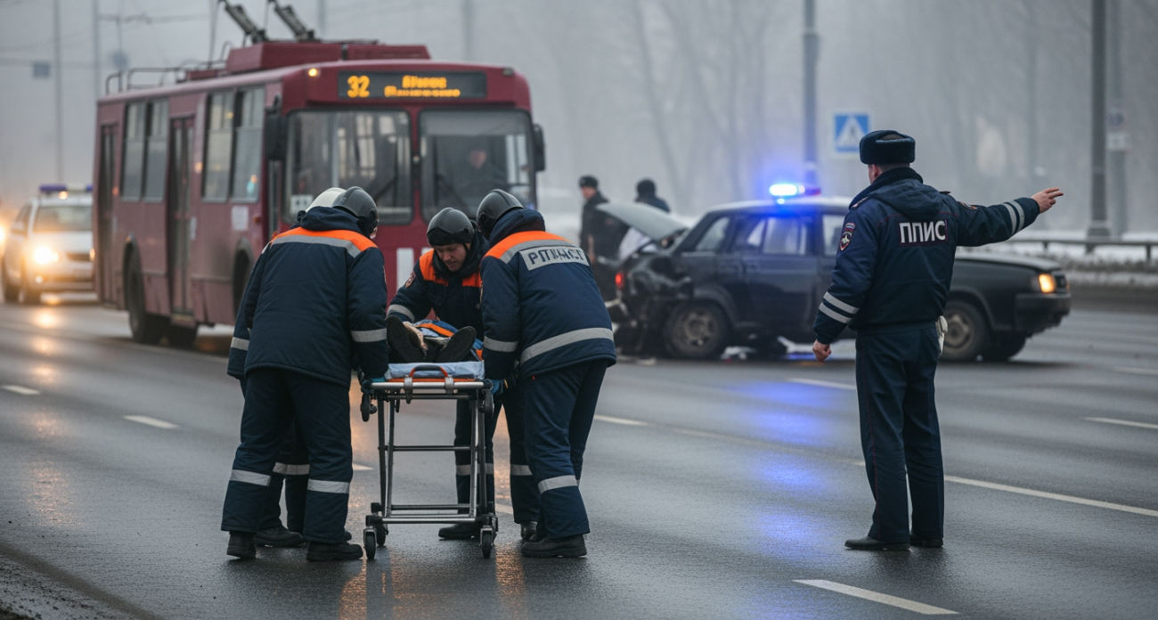 9 пострадавших в столкновении троллейбуса с Changan: губернатор Бусаргин взял ситуацию под личный контроль