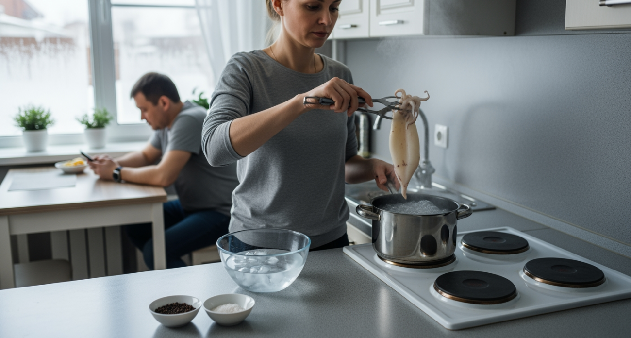 Секретный метод приготовления кальмаров за 120 секунд, который превращает резину в нежнейшее блюдо от шеф-поваров