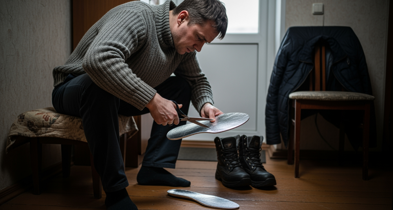 Секретный трюк с обычной стелькой спасает от холода в мороз даже тех, кто носит тонкие носки