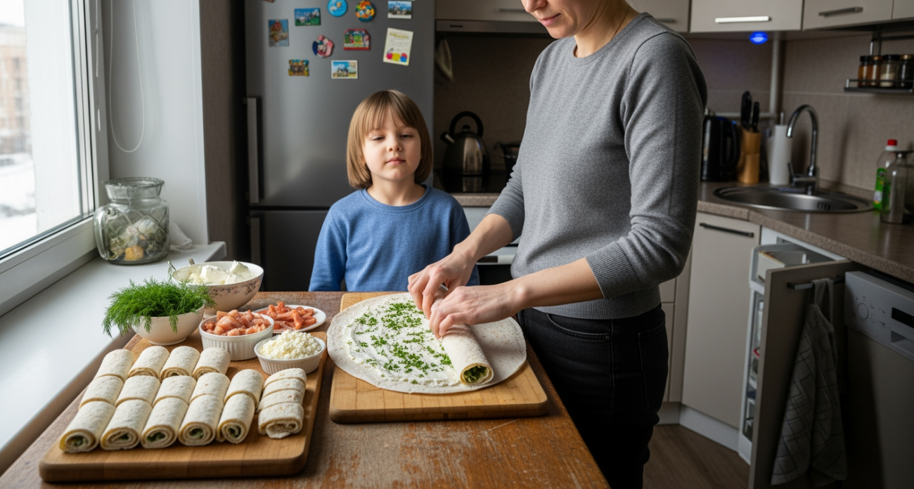 Хрустящие рулеты из лаваша по-домашнему: гости умоляют поделиться рецептом этой простой закуски