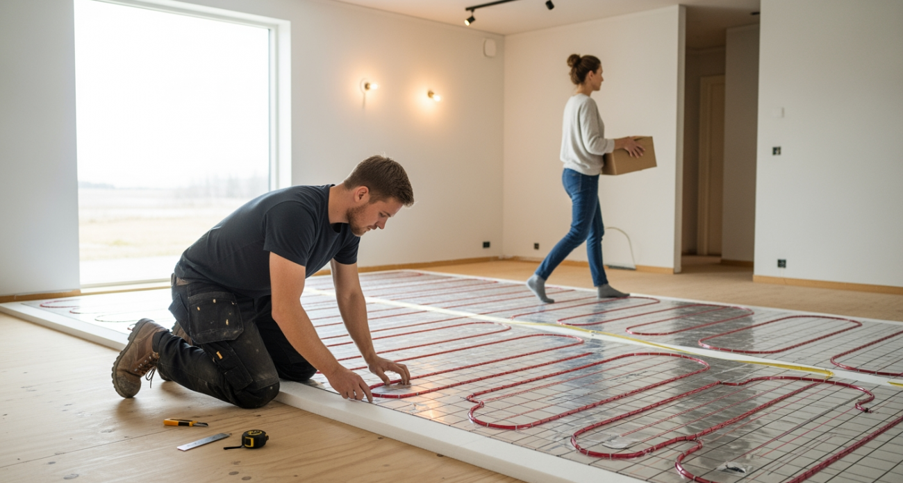 Скандинавский секрет теплых полов без батарей, который выдерживает арктические морозы и экономит тысячи на отоплении