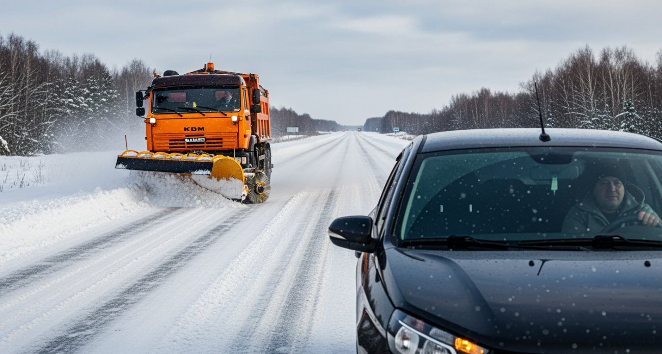 Метель накрыла 37 районов: на дороги вывели в 5 раз больше техники и 1937 тонн спецсмеси