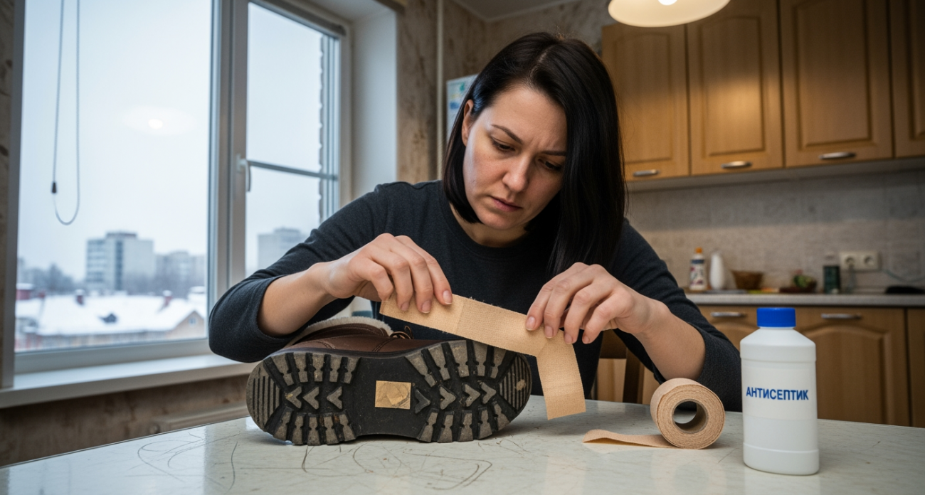Копеечное средство из домашней аптечки превращает любую обувь в нескользящую даже на самом коварном льду