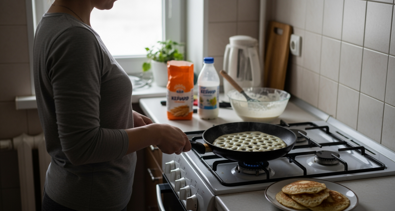 Бабушкин секрет пышных блинов без хлопот: забудьте о сложных ингредиентах и покорите всех на Масленицу