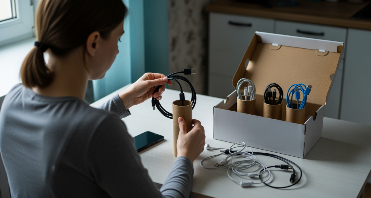 Простые трюки с втулками от туалетной бумаги заменят покупные органайзеры за копейки