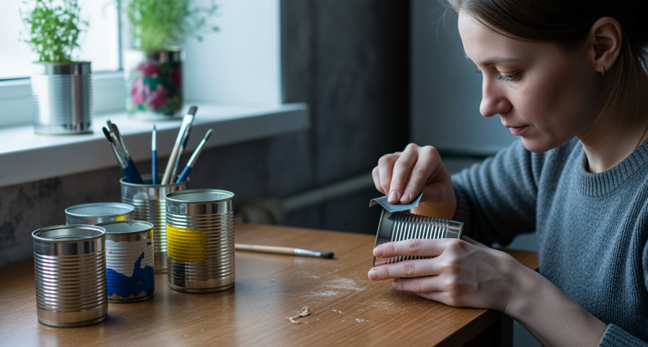 Простые жестяные банки помогли мне сэкономить тысячи рублей на покупке органайзеров и контейнеров