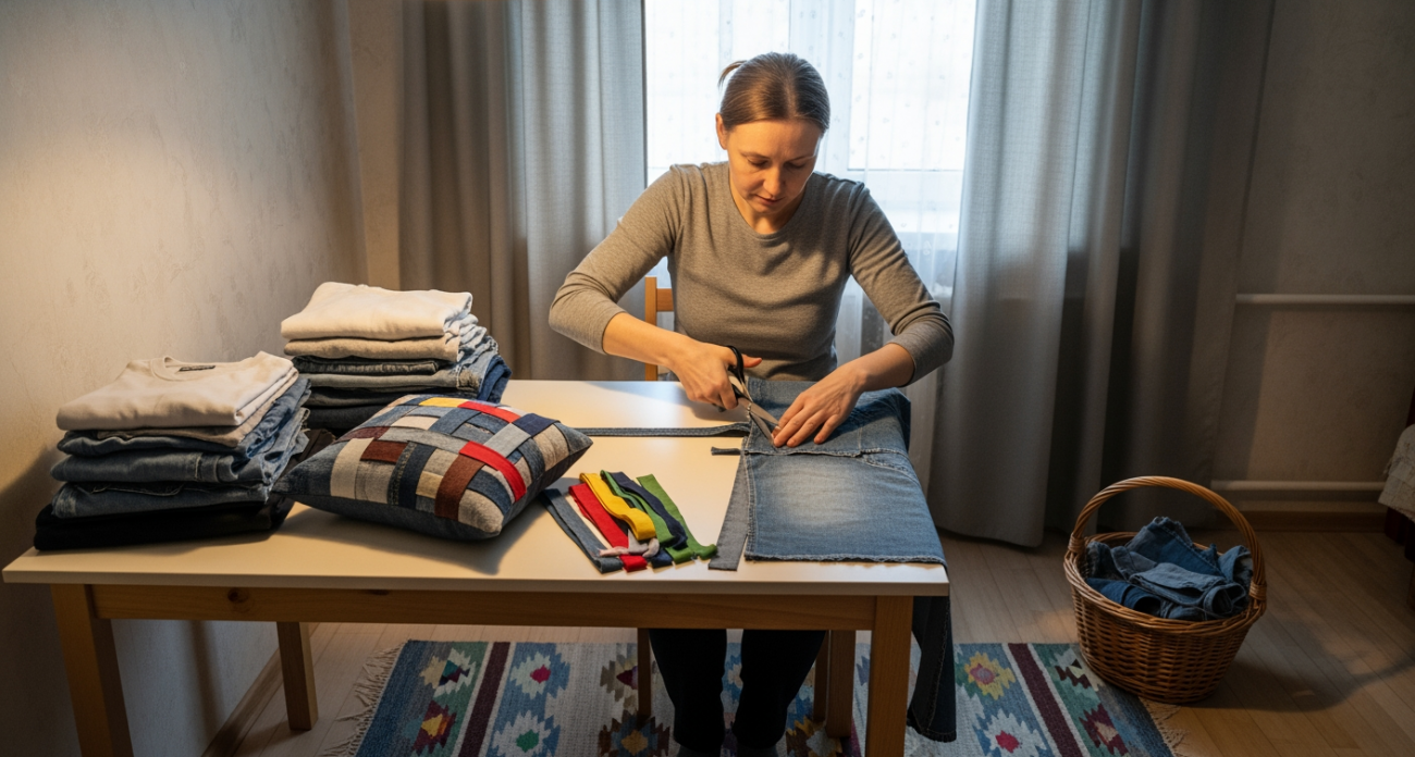 Из ненужных лоскутков делаю украшения для дома которые все принимают за дорогой дизайн