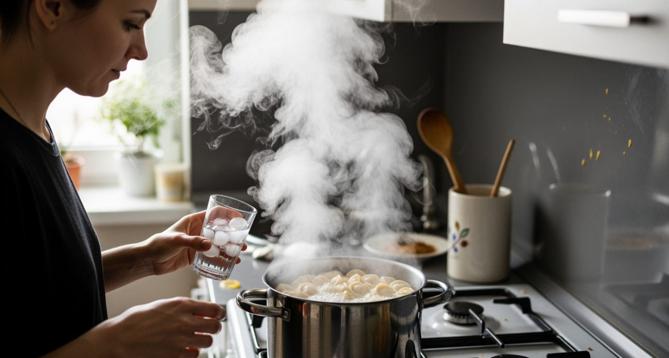 Простой трюк с ледяной водой делает домашние пельмени такими же вкусными как в элитном ресторане
