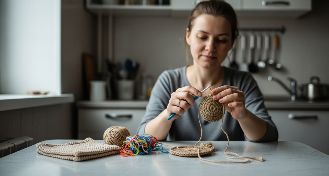 Простые поделки из остатков пряжи помогают мне экономить на покупках для дома каждый месяц