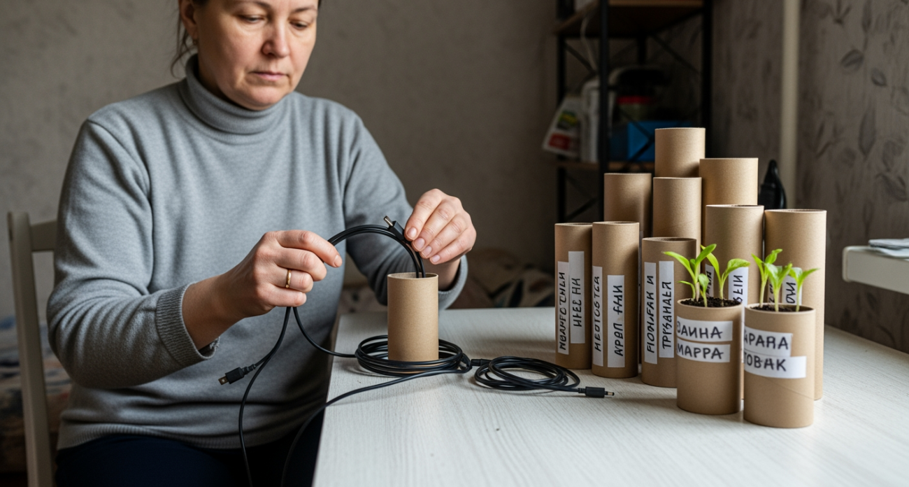 Простые втулки от туалетной бумаги организуют ящики лучше покупных систем за тысячи рублей