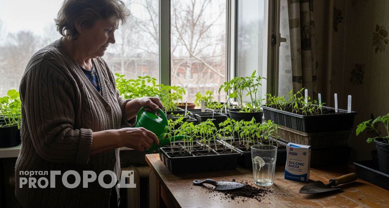 Добавляю половинку таблетки в лейку и рассада прорастает за 3 дня вместо недели