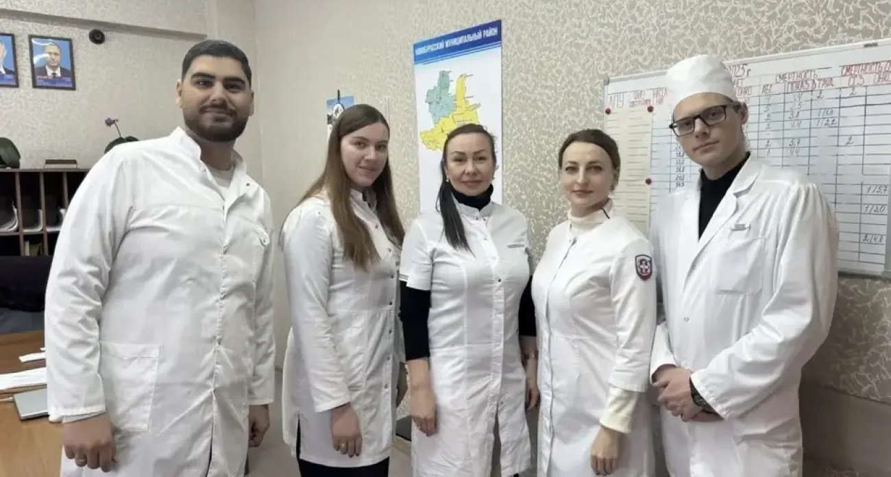 Медики СГМУ помогли 60 жителям за один визит в отдаленный район