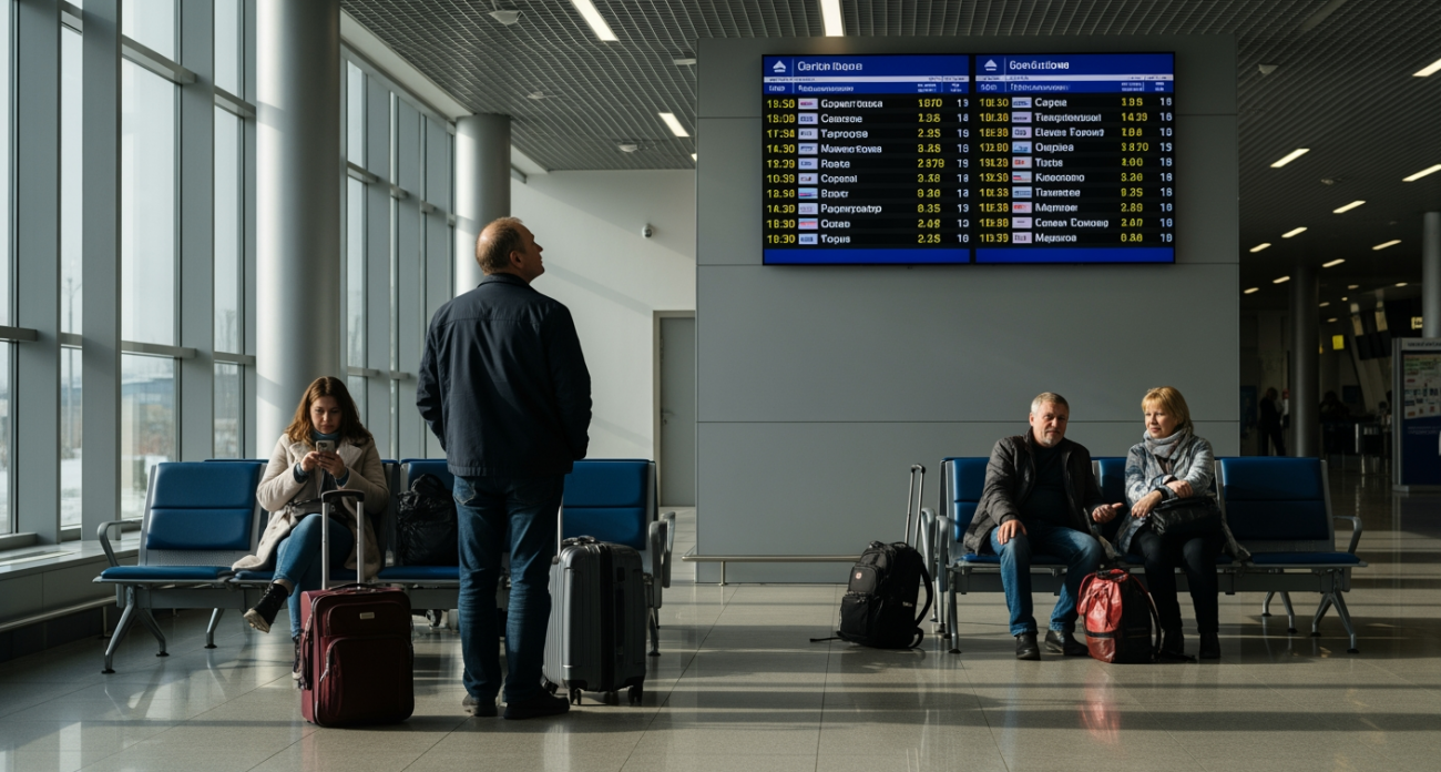 Саратовский аэропорт третий раз за неделю закрыл небо