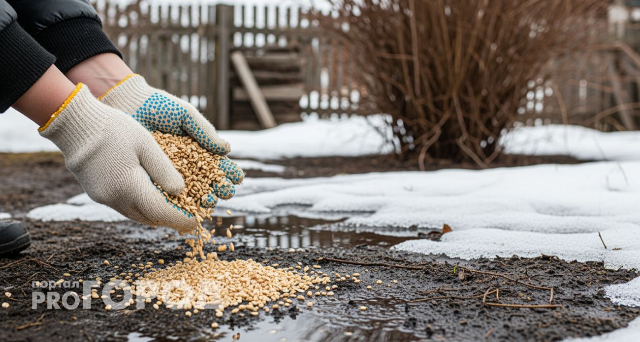 Обычная мука творит чудеса с почвой: рассыпал горсть зимой — весной земля как пух рыхлая